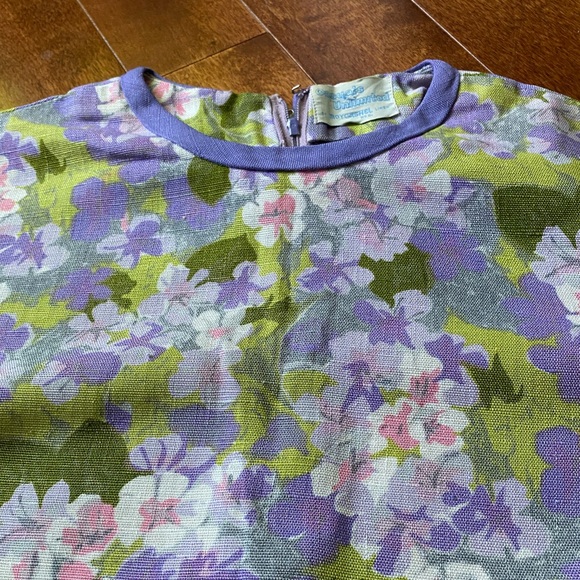 Vintage Linen Dress Sz 20 - Picture 3 of 6